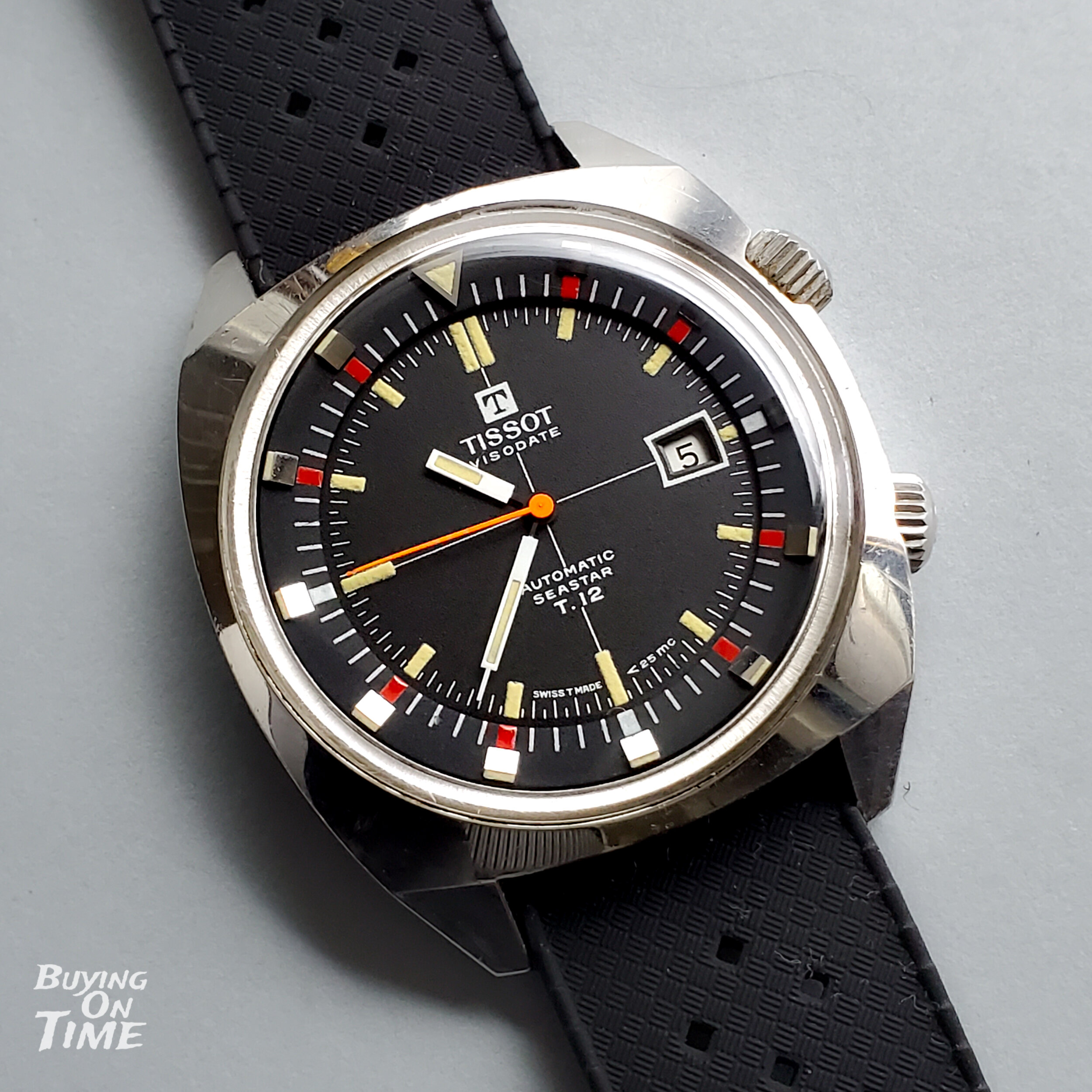 Tissot Visodate Seastar T.12 ref. 44518-7 compressor c.1970s